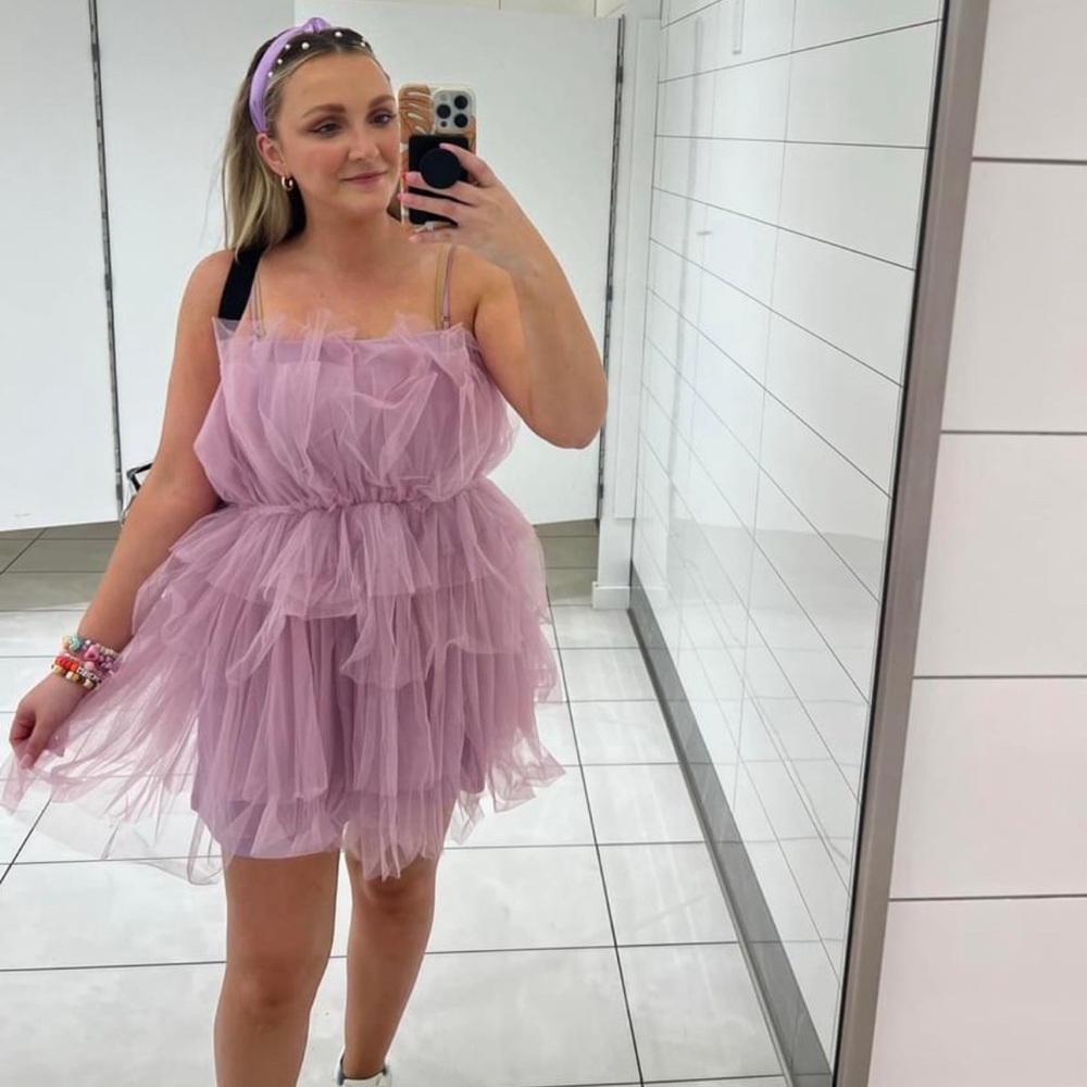 Altar’d State Purple Tulle Dress